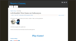 Desktop Screenshot of nightlycoding.com